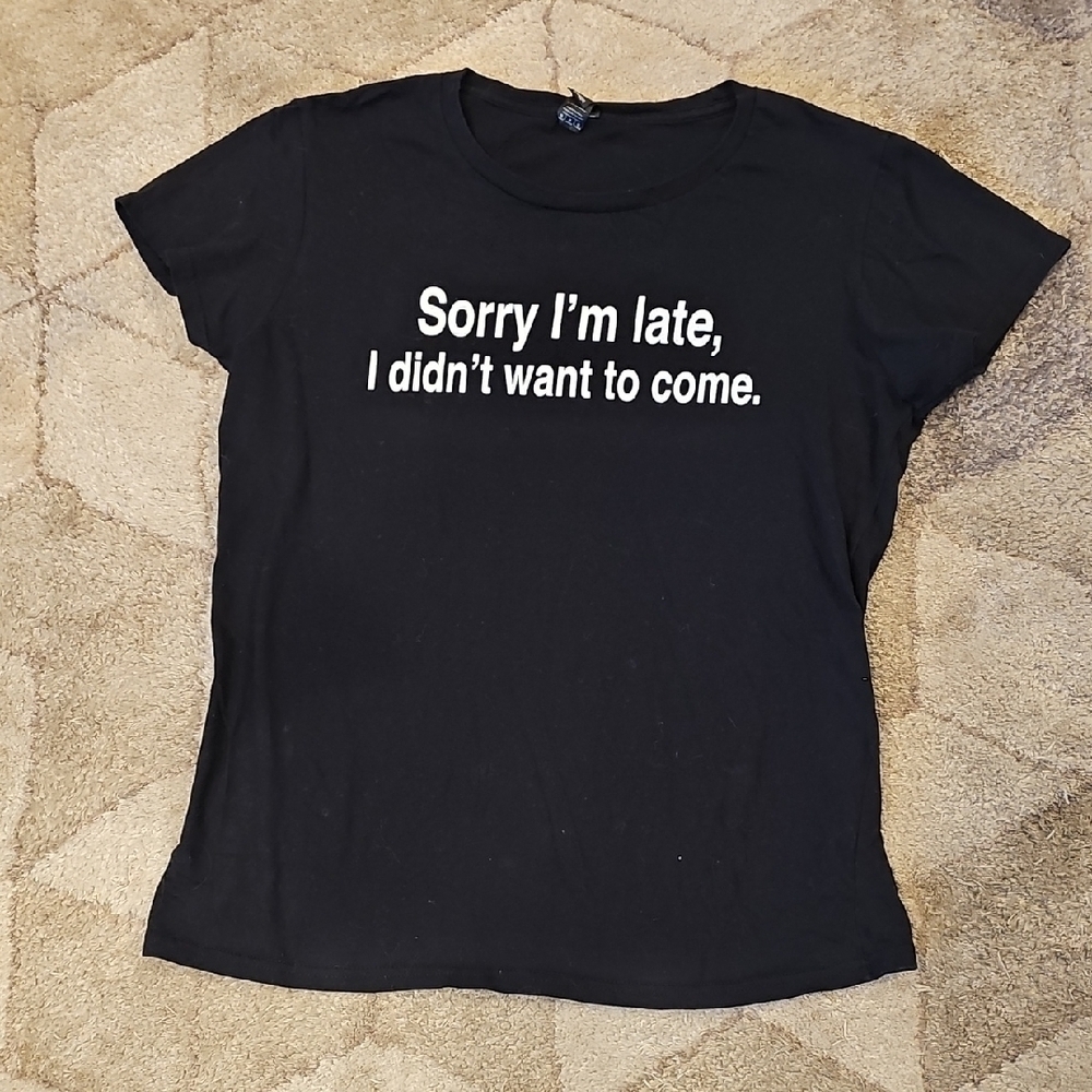 Black Relaxed Graphic Short Sleeve Tee